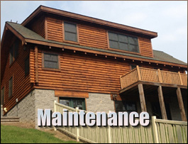  Mendon, Ohio Log Home Maintenance