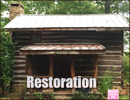 Historic Log Cabin Restoration  Mendon, Ohio